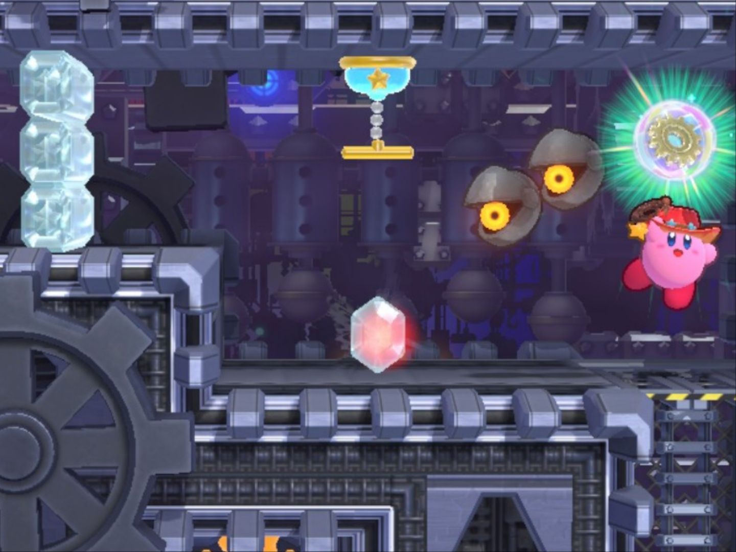 Kirby's Return To Dream Land Deluxe Egg Engines Stage Five Fourth Energy Sphere
