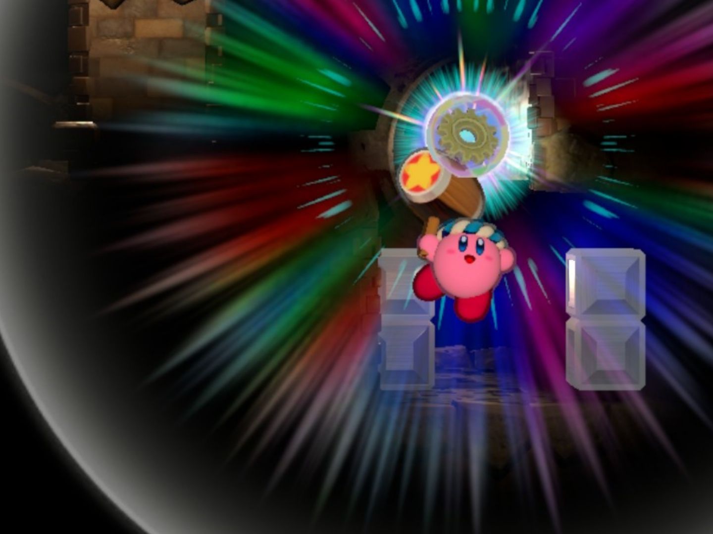 Kirby's Return To Dream Land Deluxe Egg Engines Stage Four First Energy Sphere