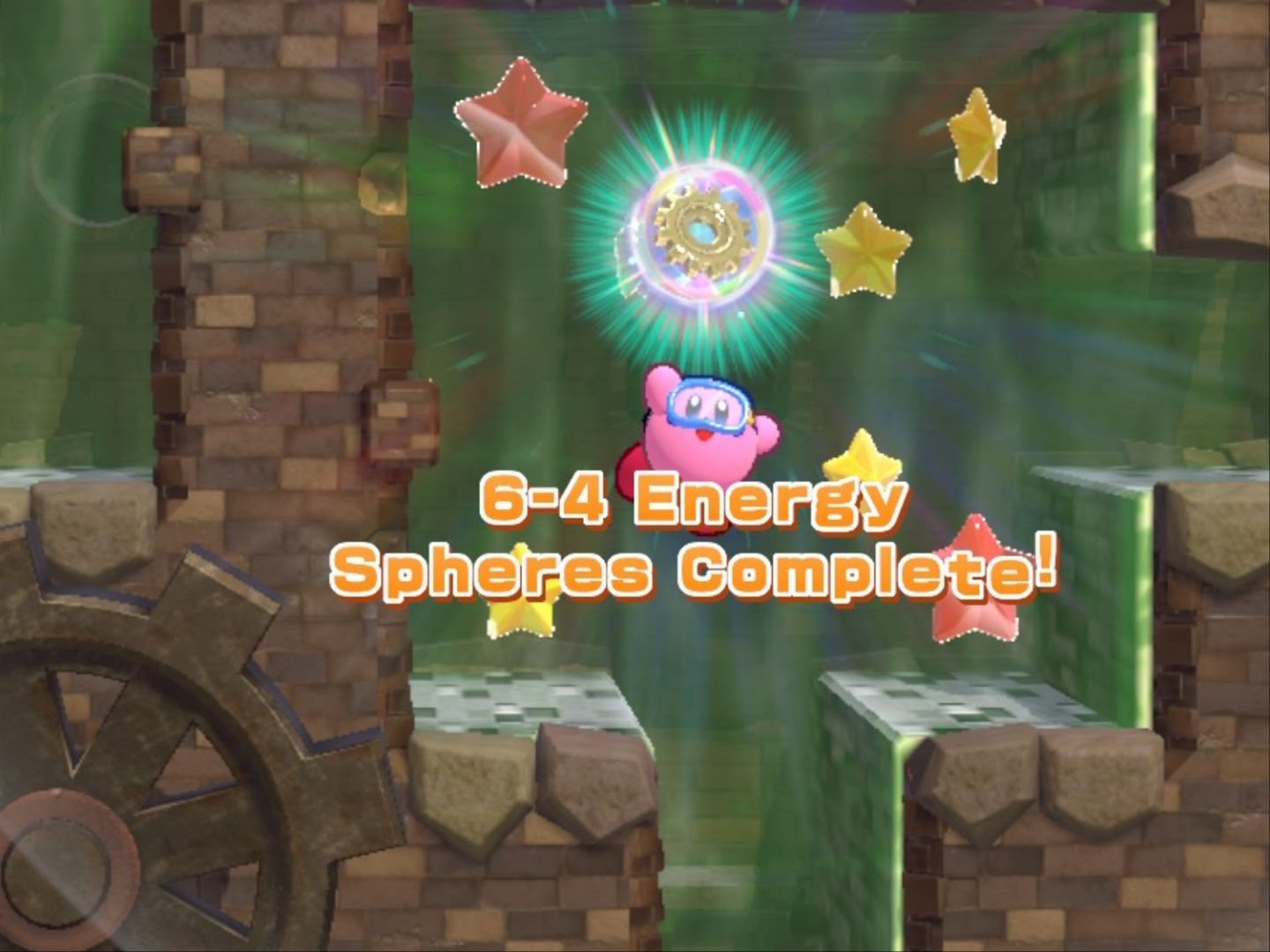 Kirby's Return To Dream Land Deluxe Egg Engines Stage Four Fourth Energy Sphere