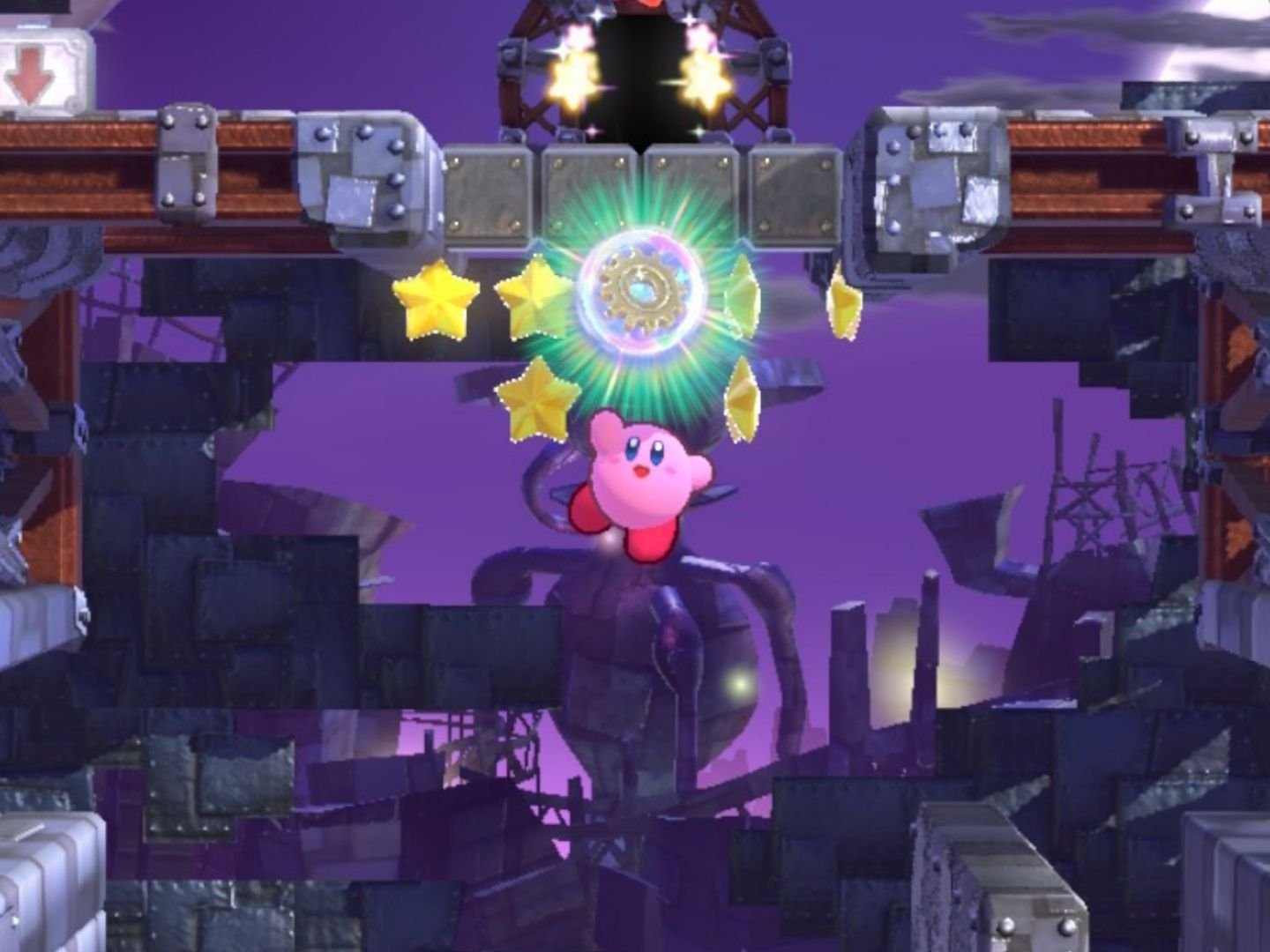 Kirby's Return To Dream Land Deluxe Egg Engines Stage One First Energy Sphere