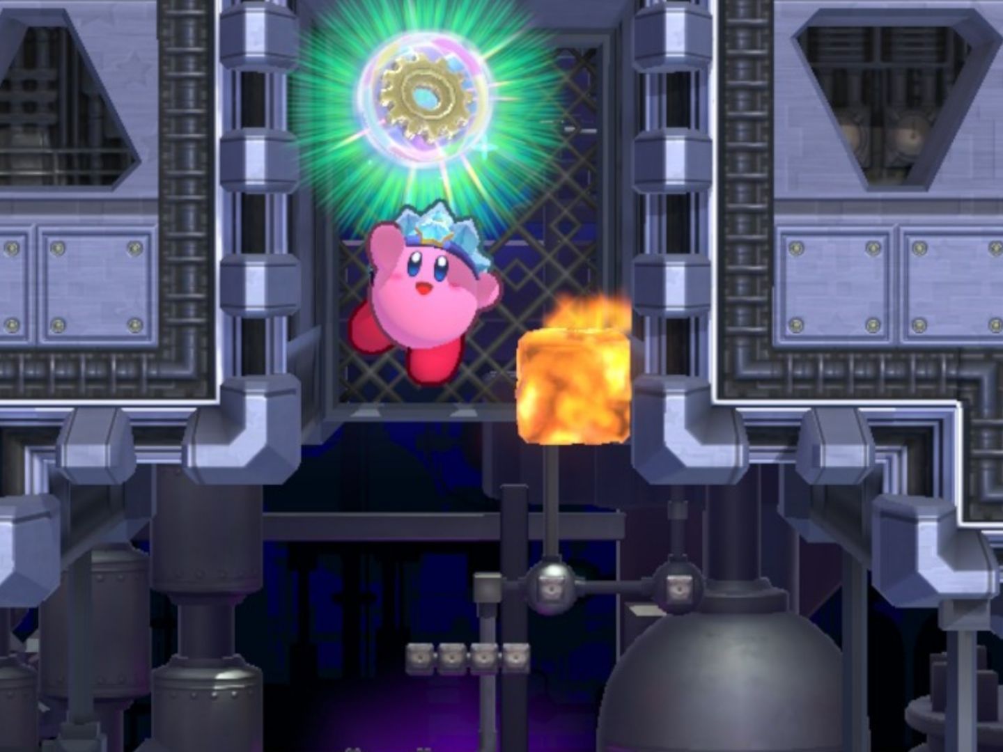 Kirby's Return To Dream Land Deluxe Egg Engines Stage Two First Energy Sphere-1