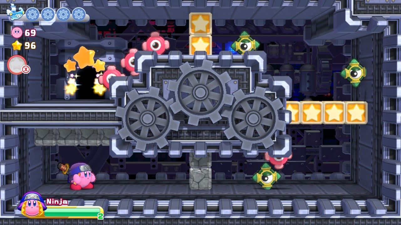 Kirby's Return To Dream Land Deluxe Egg Engines Stage Two Second Section
