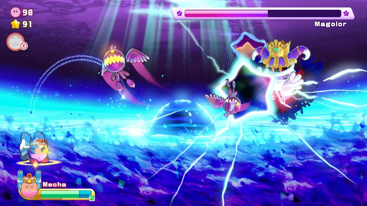 Kirby's Return To Dream Land Deluxe Магалор призывает сферических гибельщиков