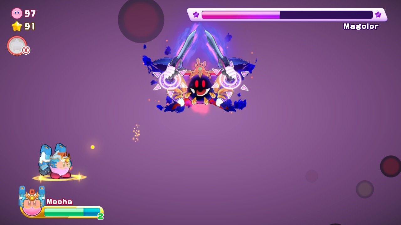 Kirby's Return To Dream Land Deluxe Магалор с мечами