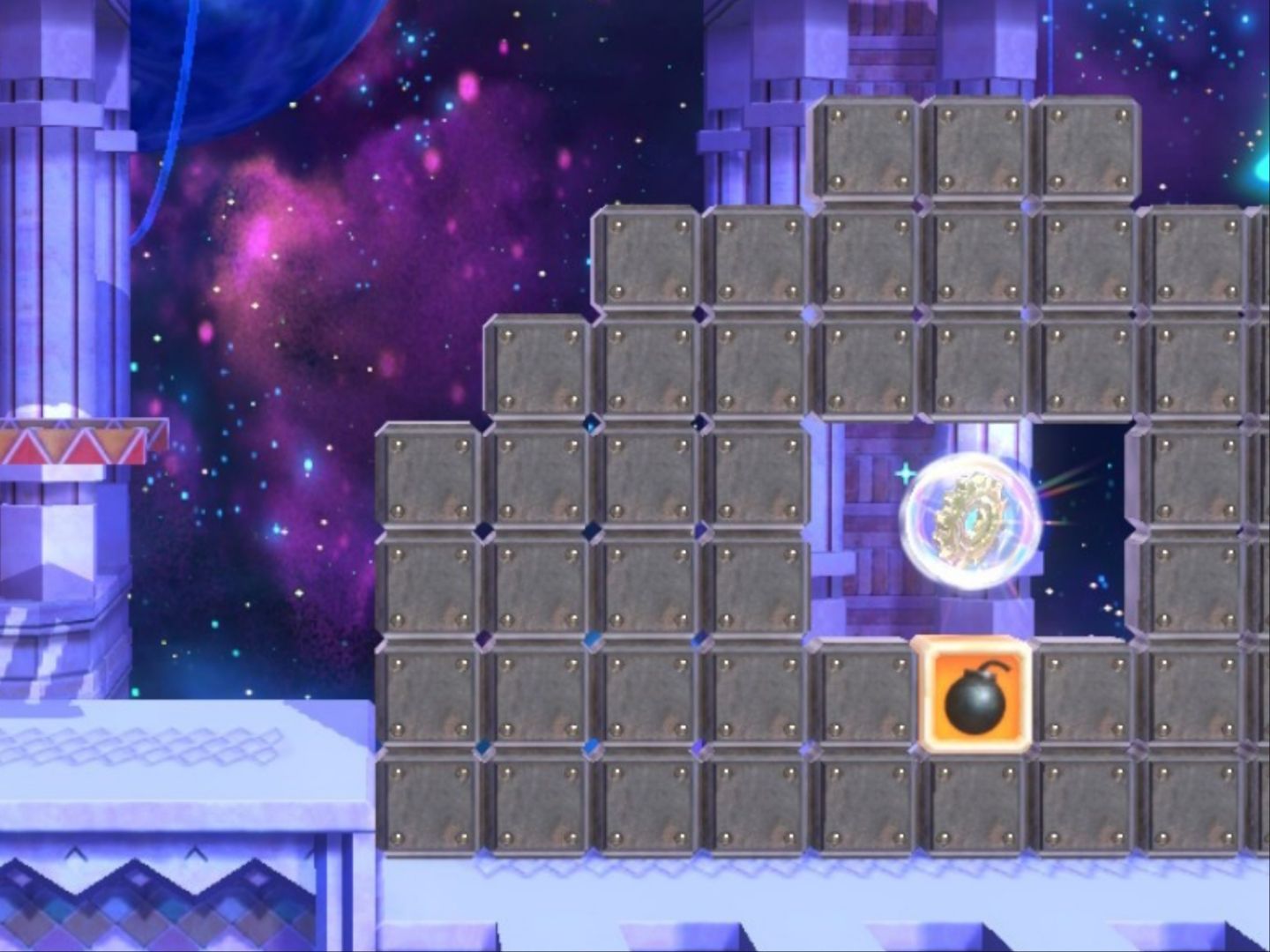 Kirby's Return To Dream Land Deluxe Nutty Noon Stage Five Last Energy Sphere