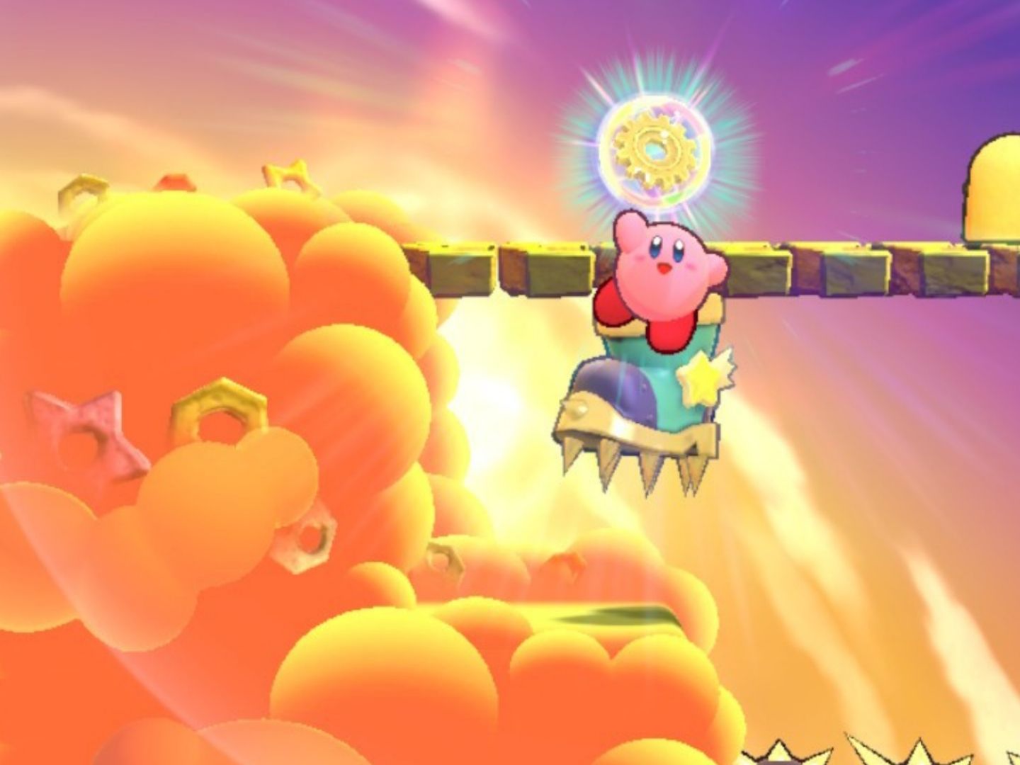 Kirby's Return To Dream Land Deluxe Nutty Noon Stage Four First Energy Sphere-1