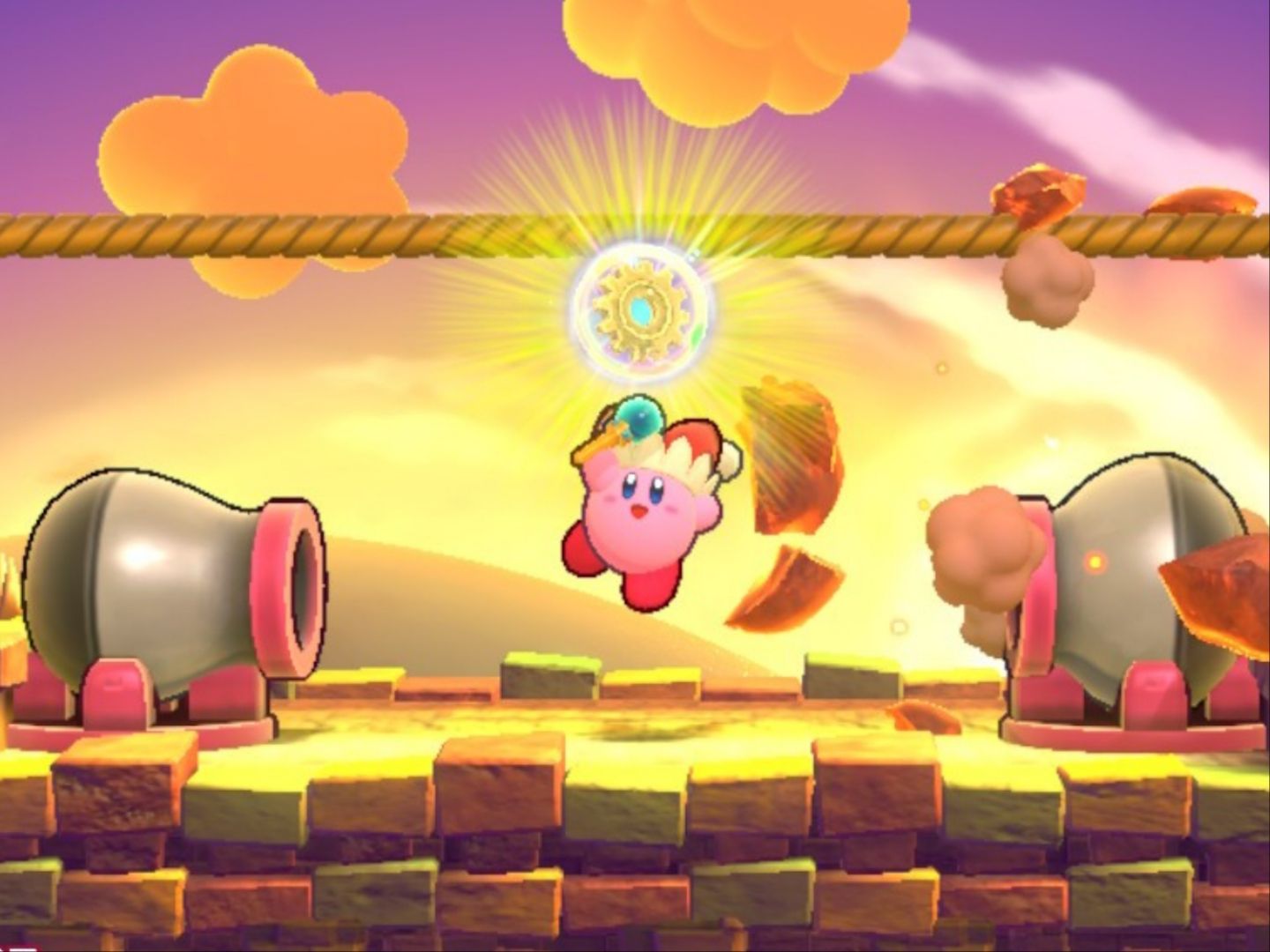 Kirby's Return To Dream Land Deluxe Nutty Noon Stage Four Second Energy Sphere