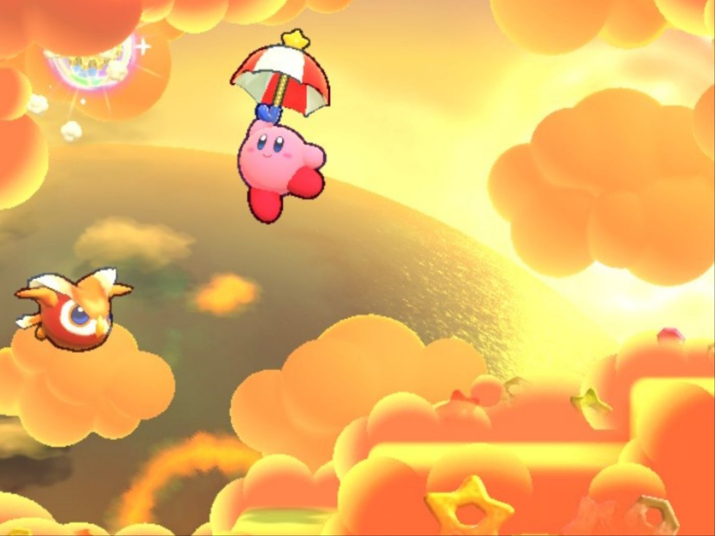 Kirby's Return To Dream Land Deluxe Nutty Noon Stage Three Last Energy Sphere-1