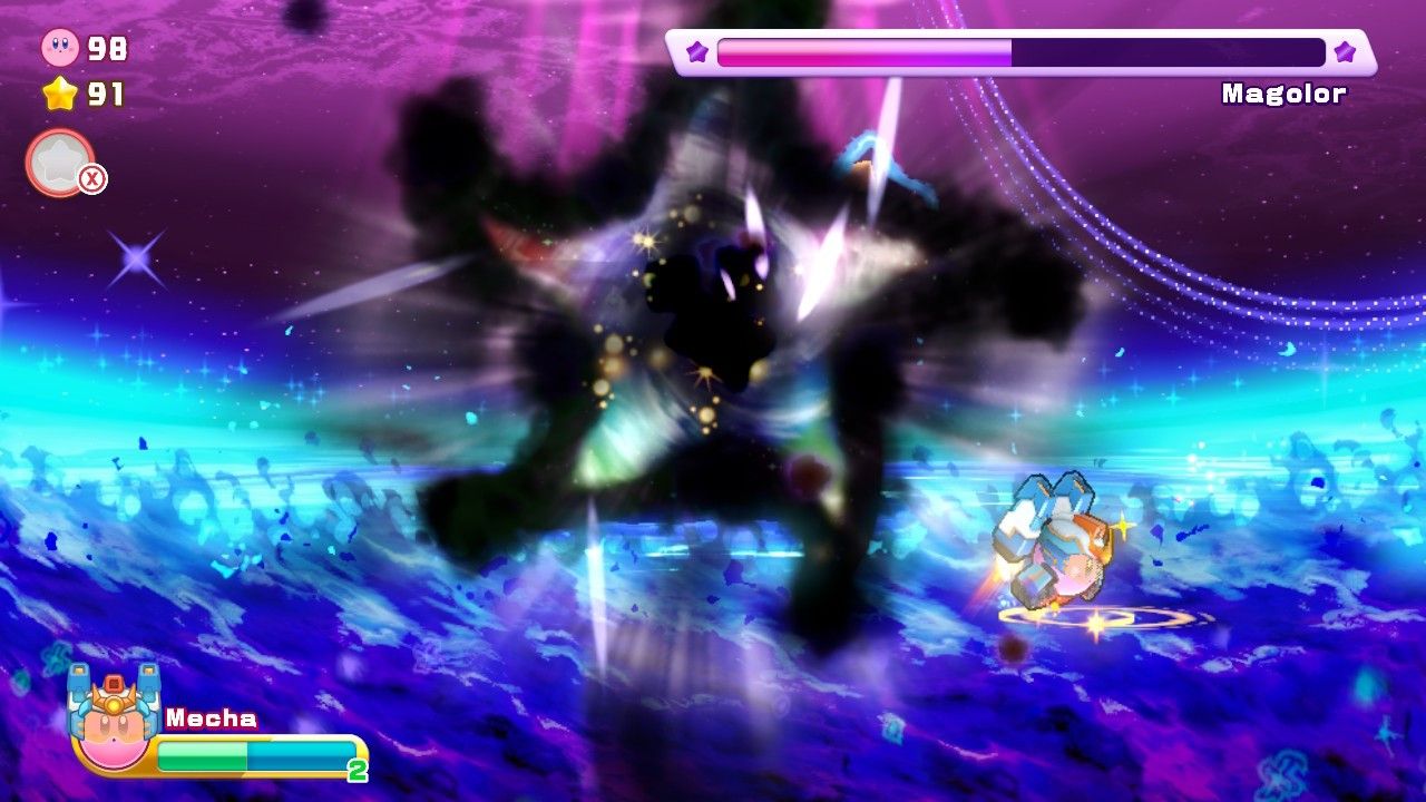 Kirby's Return To Dream Land Deluxe Магалор, вторая фаза