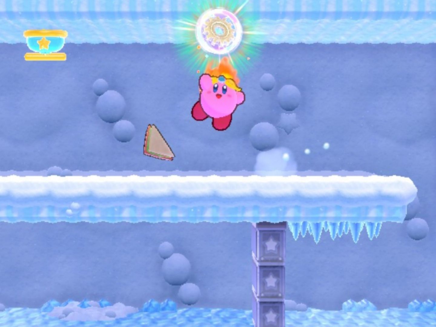 Kirby's Return To Dream Land Deluxe White Wafers Stage Two First Energy Sphere