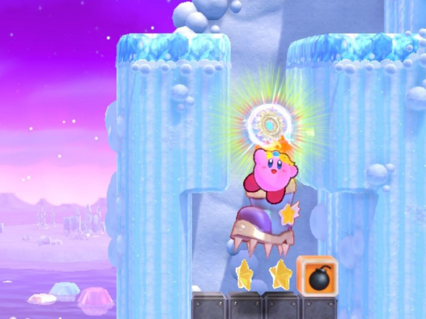 Kirby's Return To Dream Land Deluxe White Wafers Stage Two Second Energy Sphere