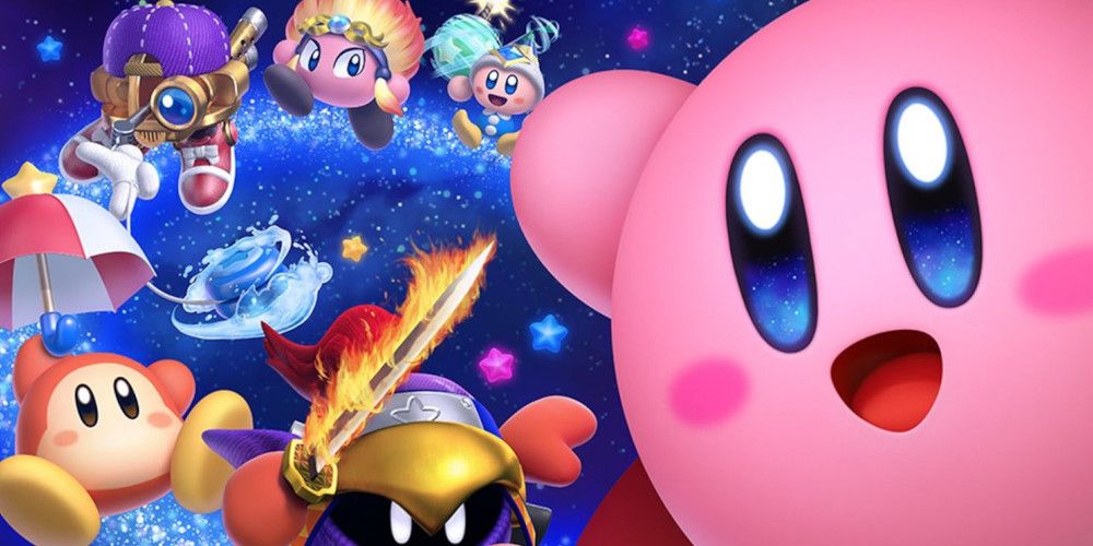 Kirby's Star Allies Cover Without Logo