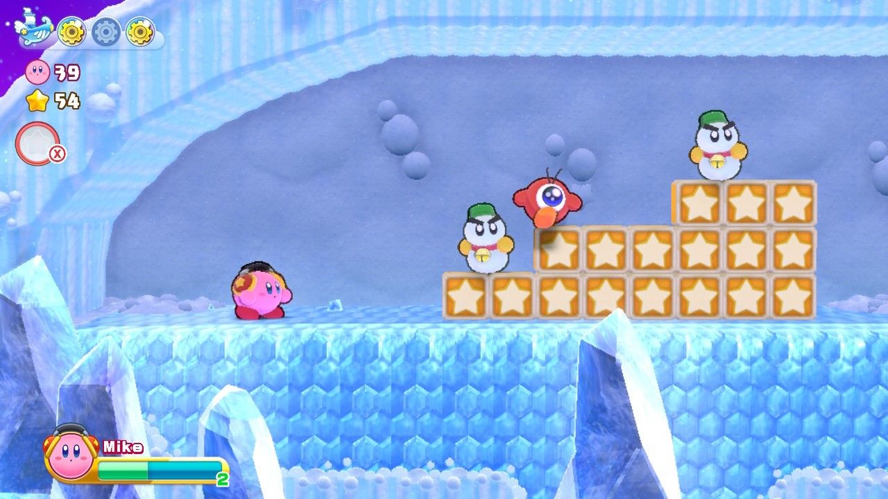 Kirby White Wafers Stage One Blocks And Enemies