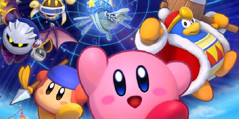 Kirbys return to dreamland deluxe cover zoomed in on the characters available