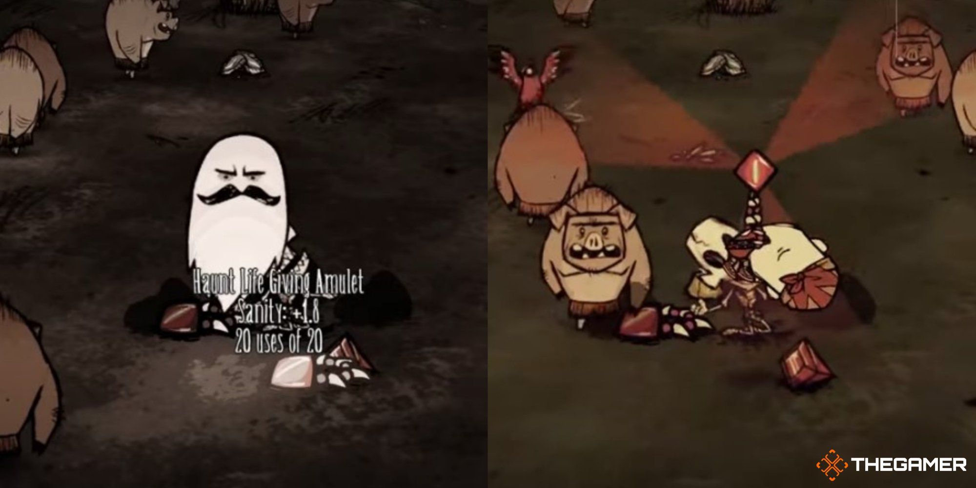 The Life Giving Amulet In Don't Starve Together
