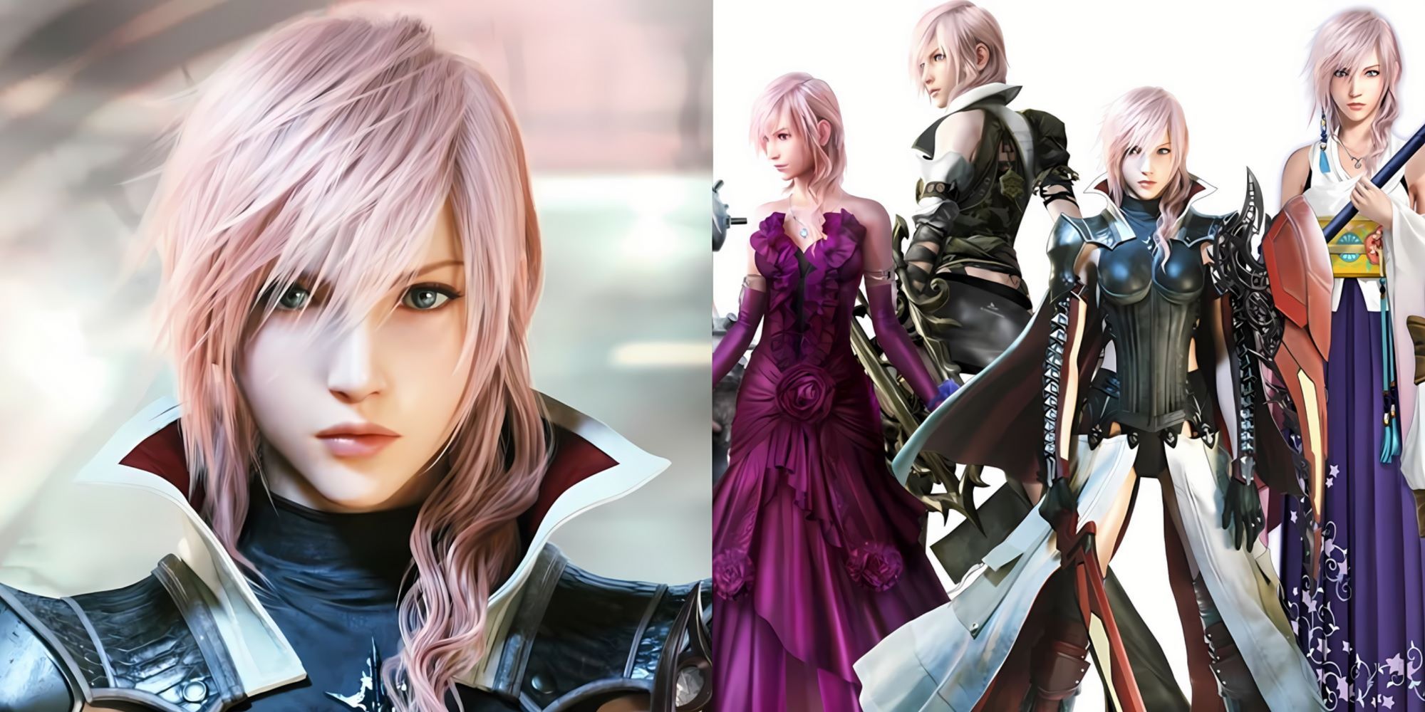 lightning returns cover with lightning and several different garbs she can wear