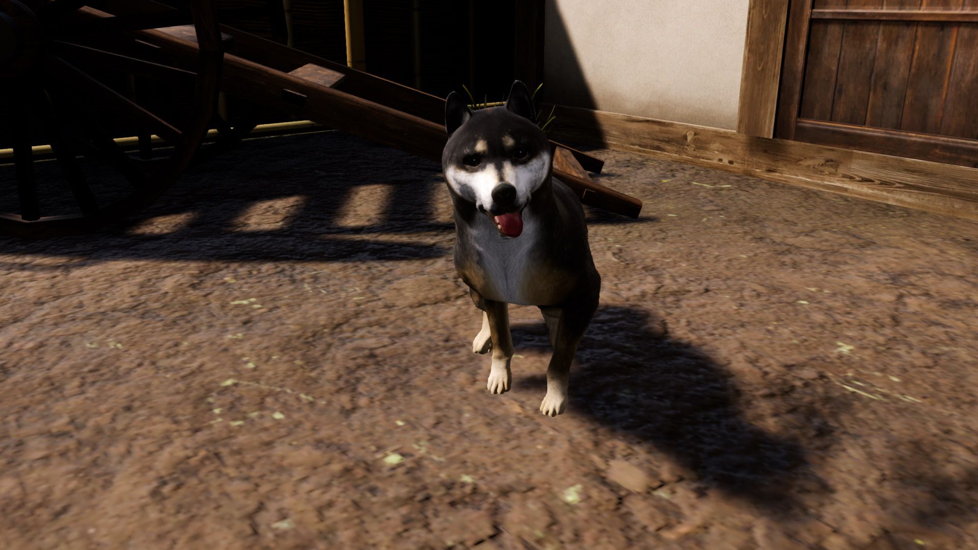 Like A Dragon Ishin, A happy dog