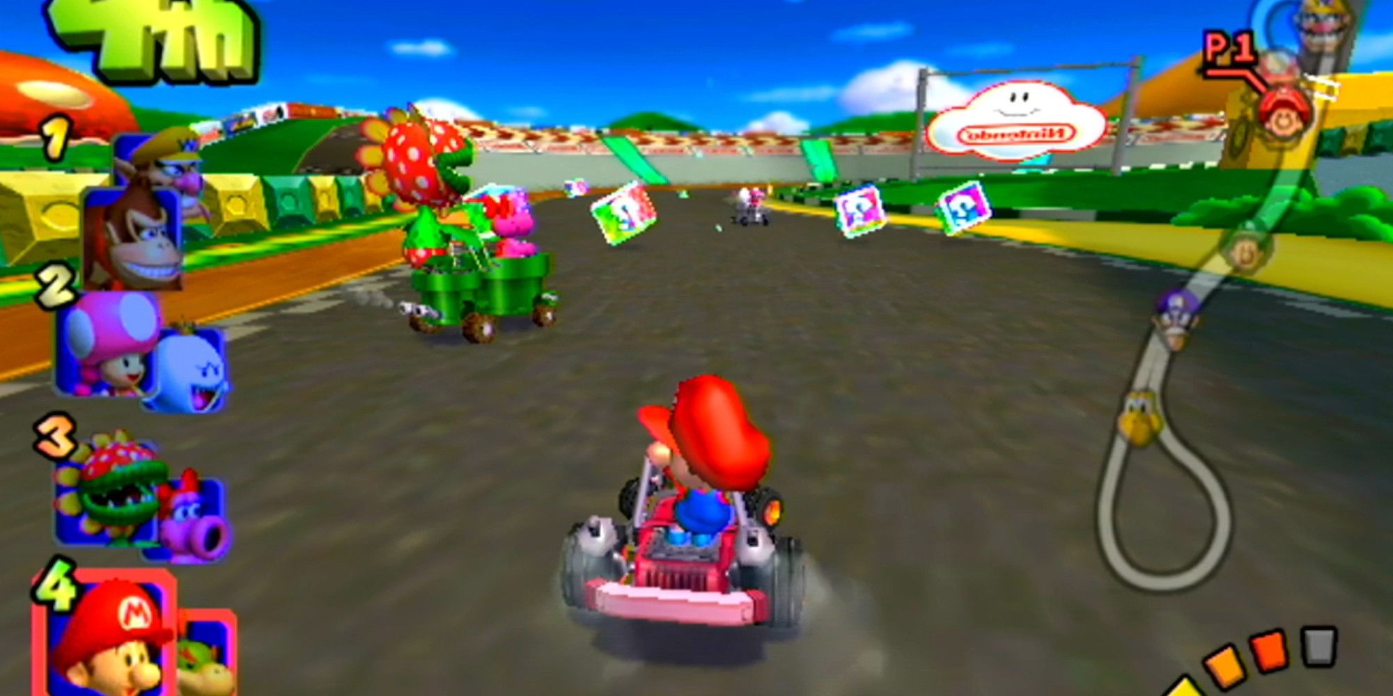 Baby Mario and Baby Luigi compete in Mario Kart Double Dash!!