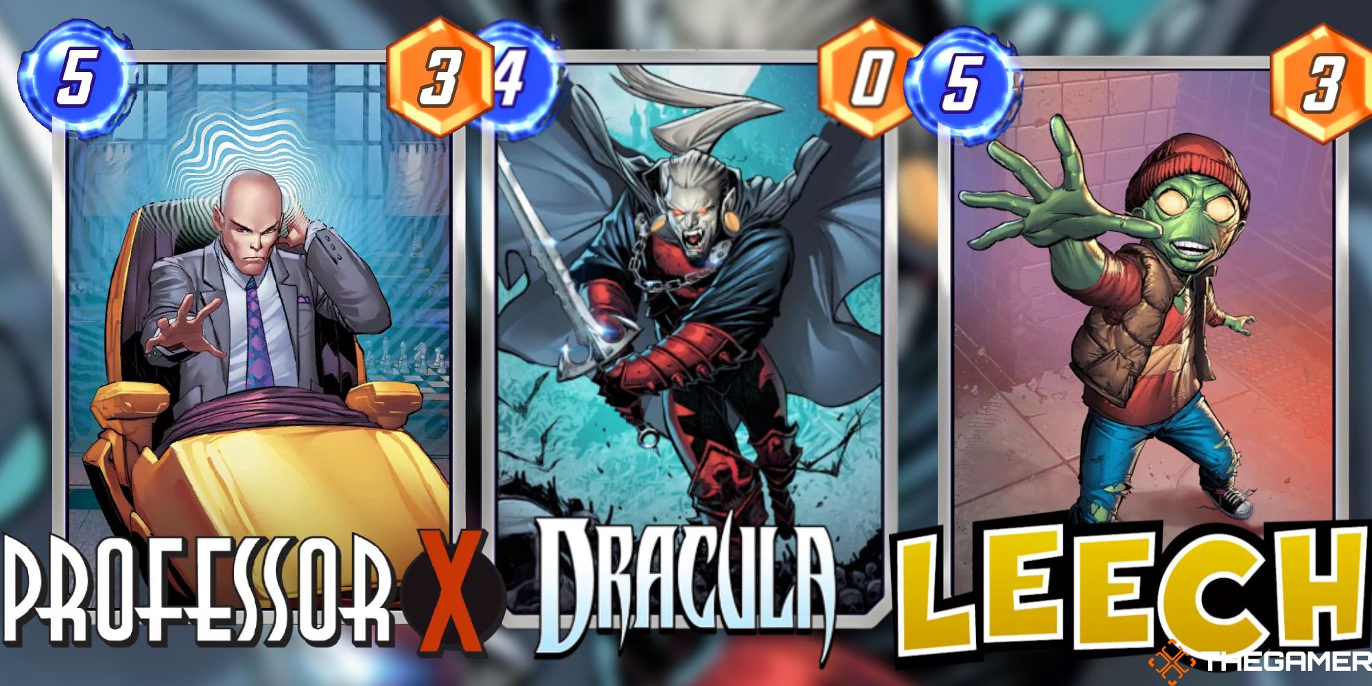 Marvel Snap Retreat Professor X, Dracula, Leech