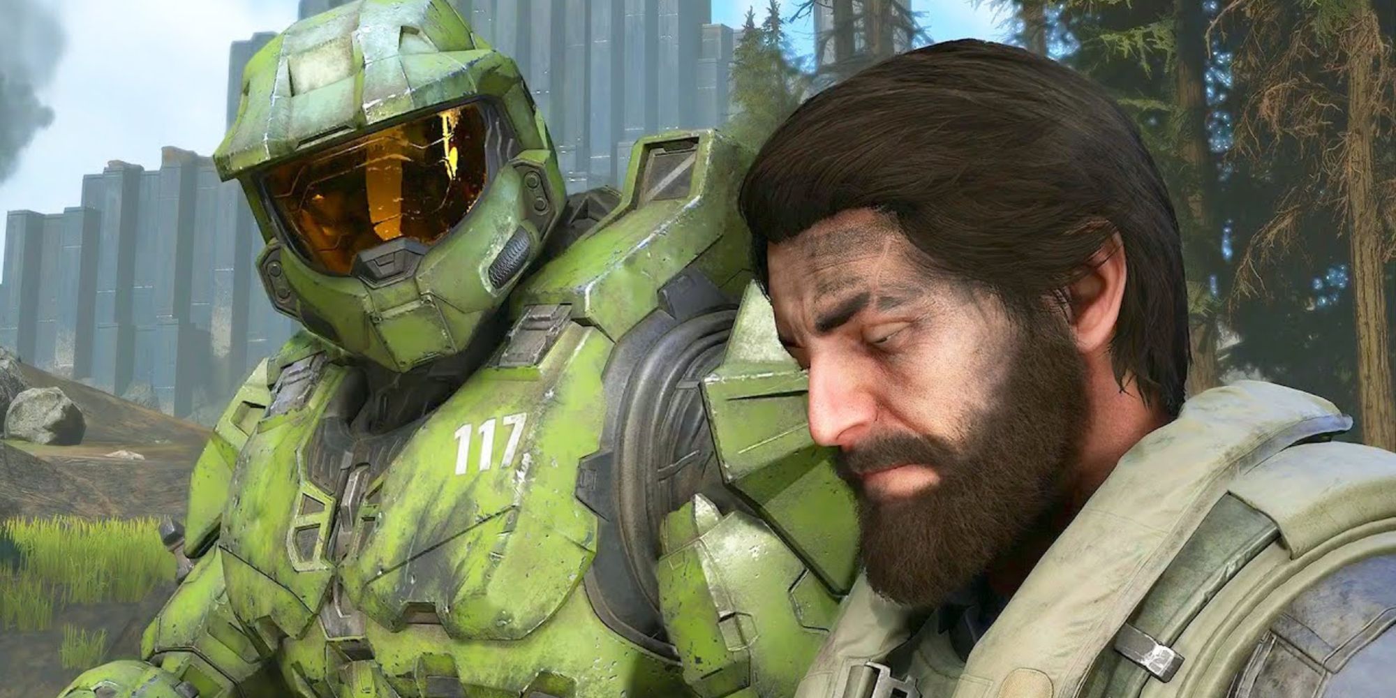 Master Chief and Fernando Esparza in Halo Infinite