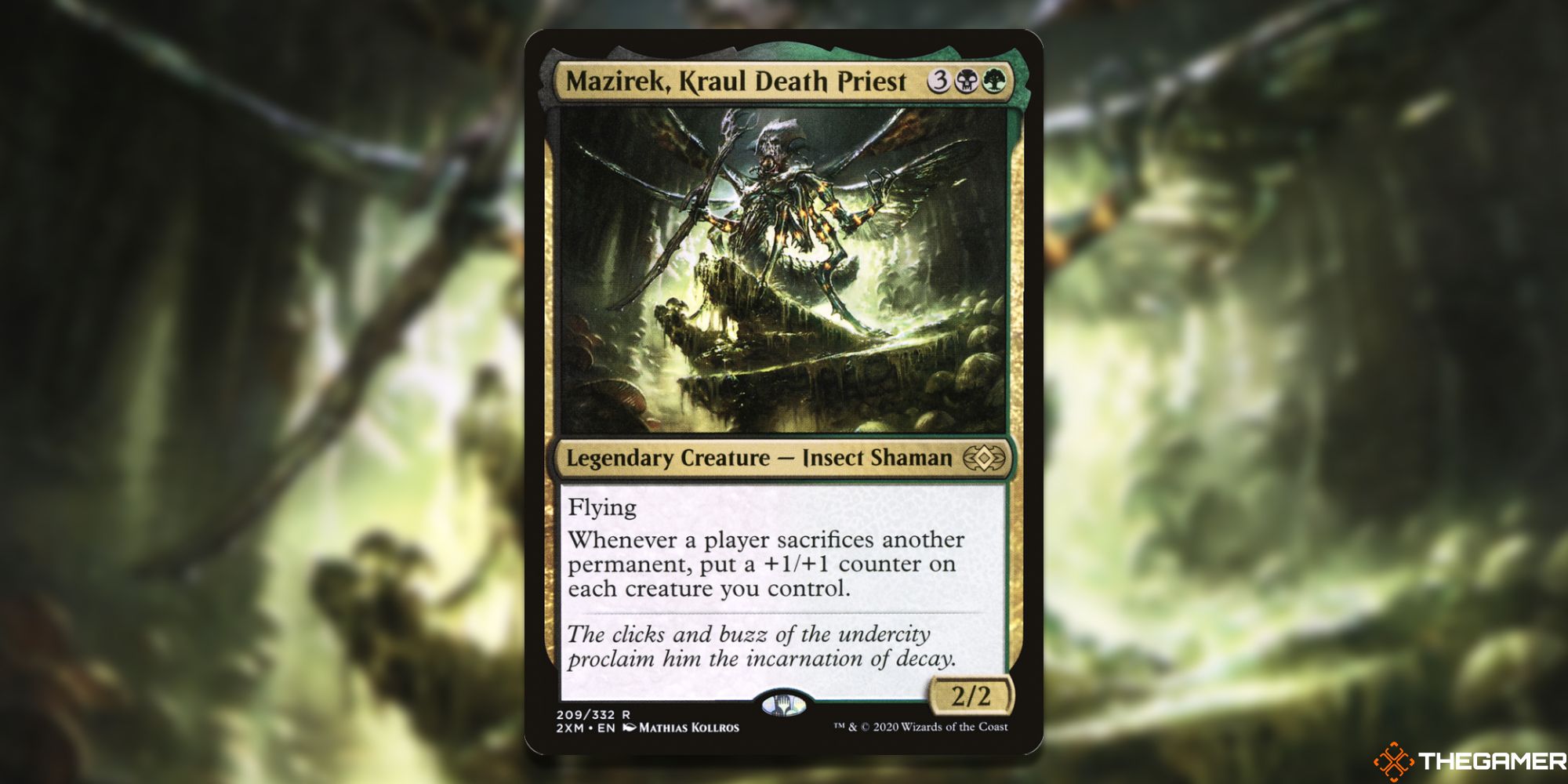 MTG: Mazirek, Kraul Death Priest card