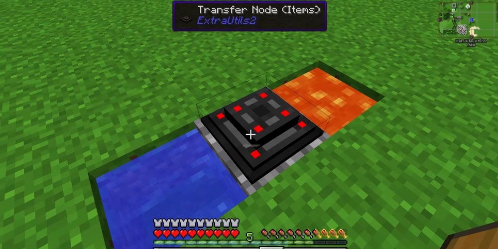 Transfer block from Extra Utilities 2