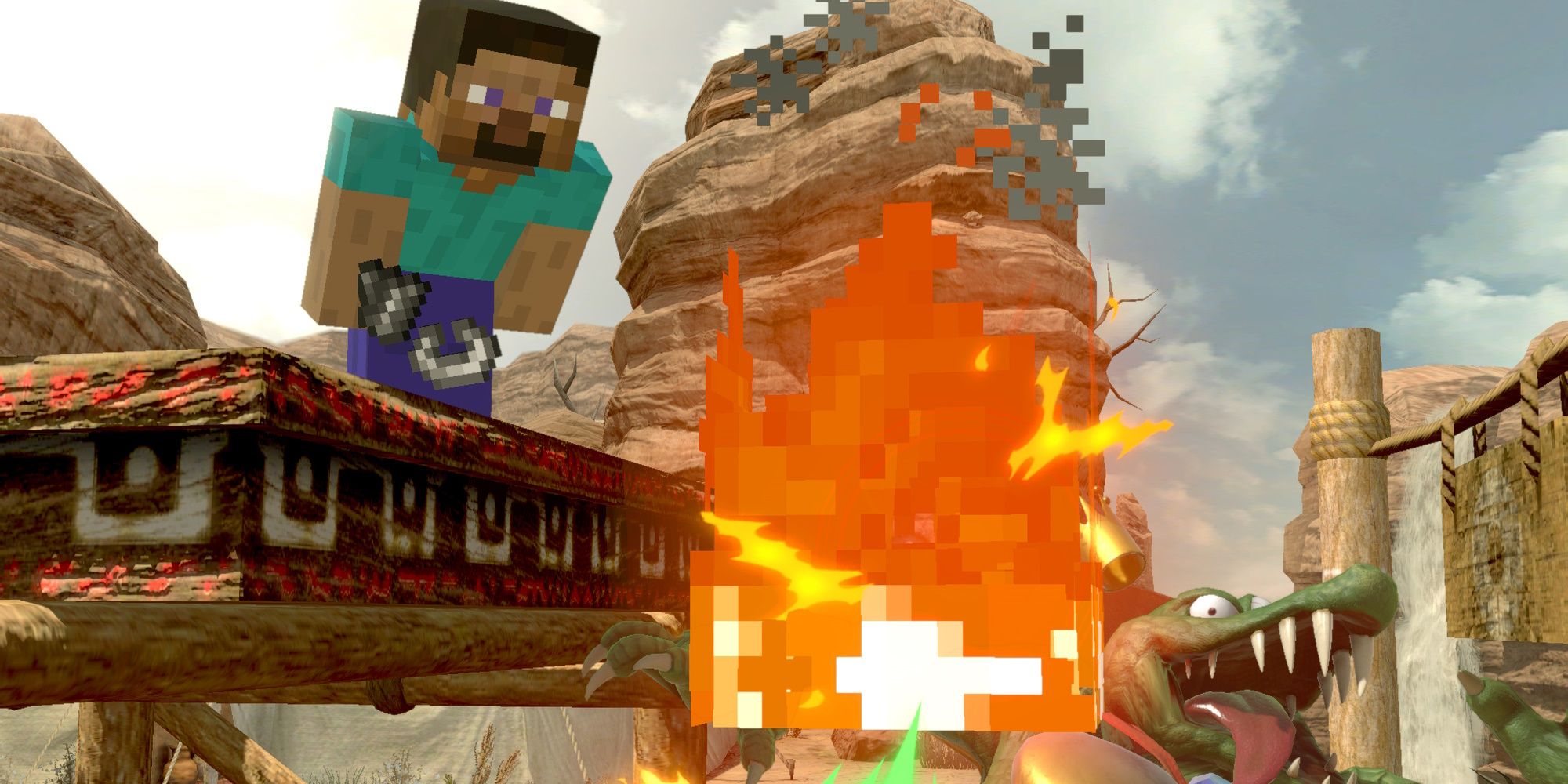 steve minecraft smash bros