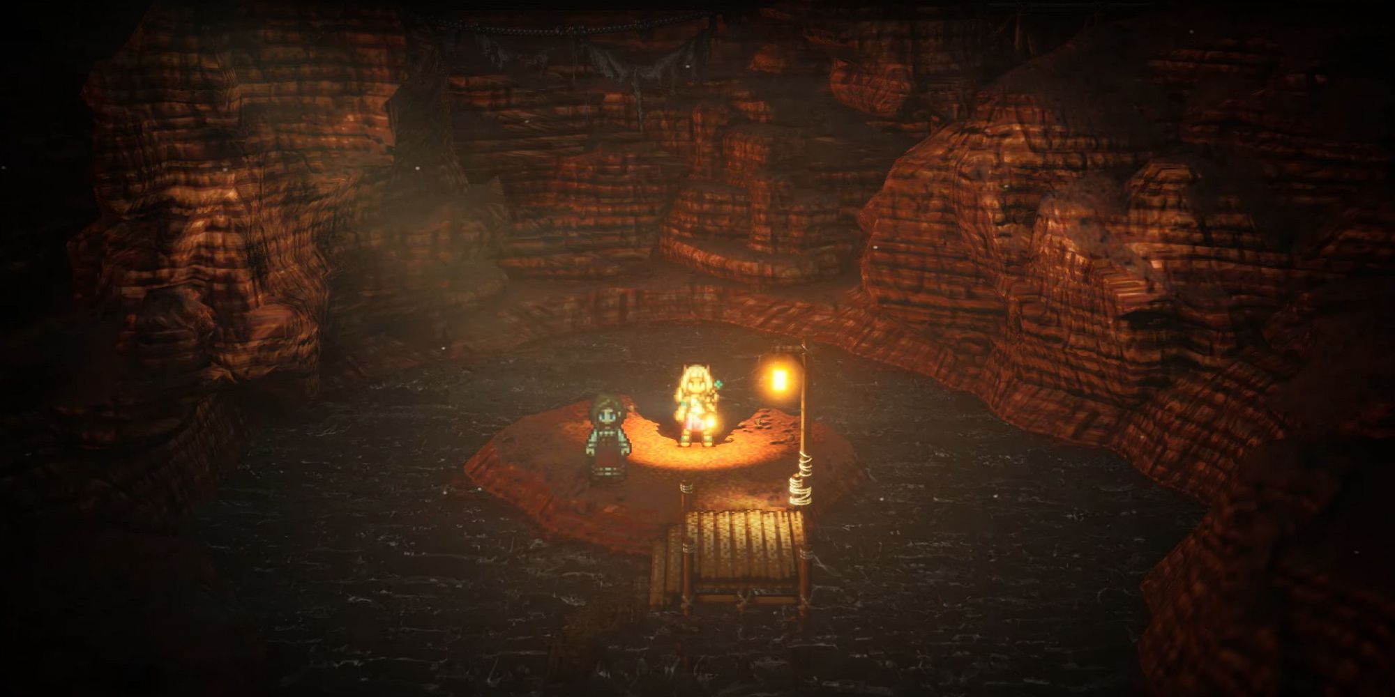 speaking with the titular Missing Girl in the Missing Girl mission in Octopath Traveler 2