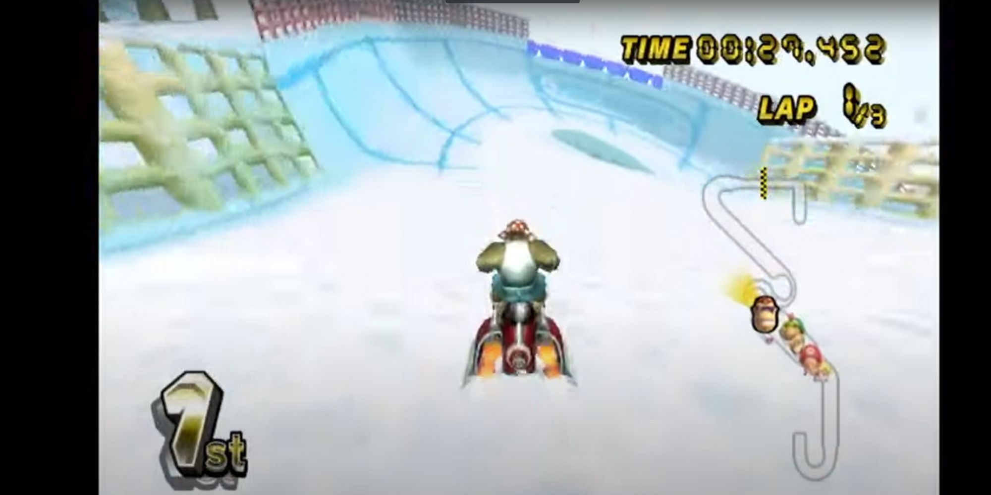 Funky Kong in Mario Kart Wii (WIi)