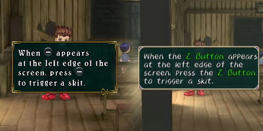 Dialogue Box from Remastered and Original Tales Of Symphonia Compared Side By Side