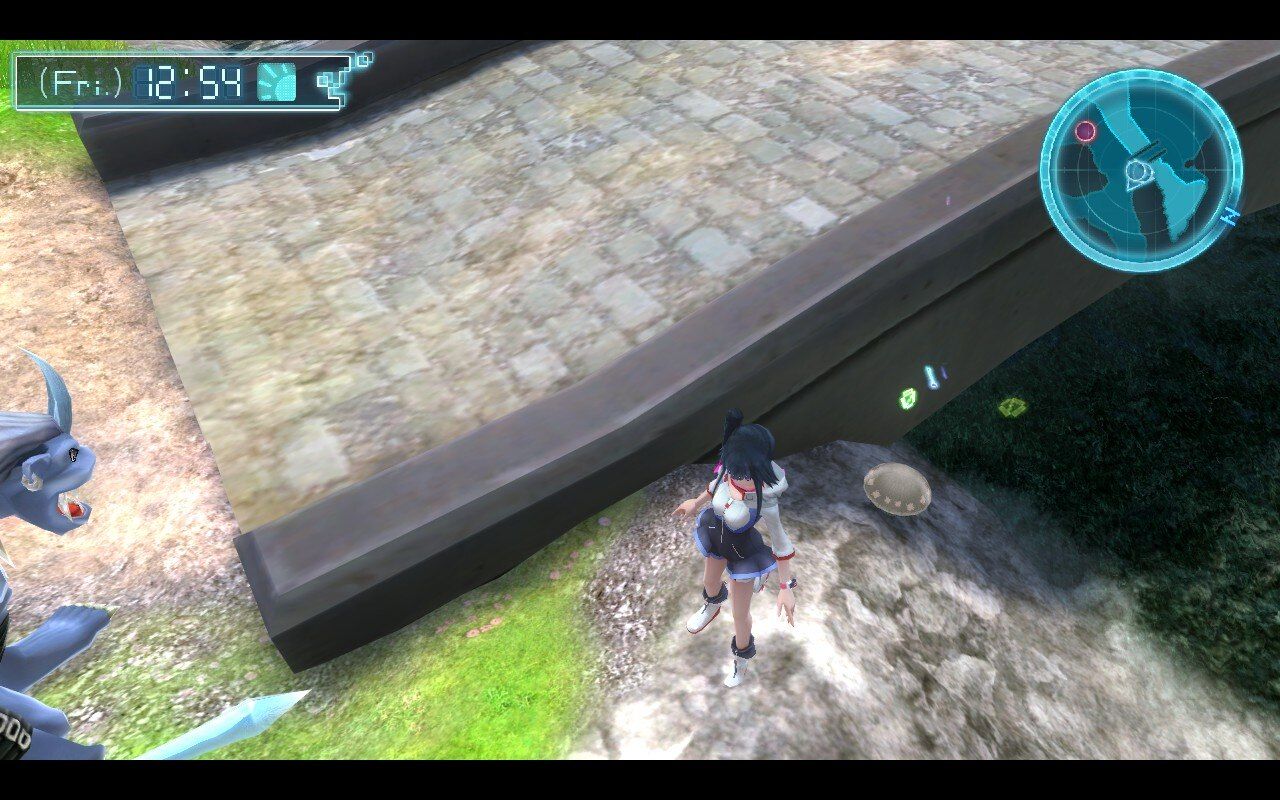 Digimon World: Next Order Шики стоит рядом с грибом