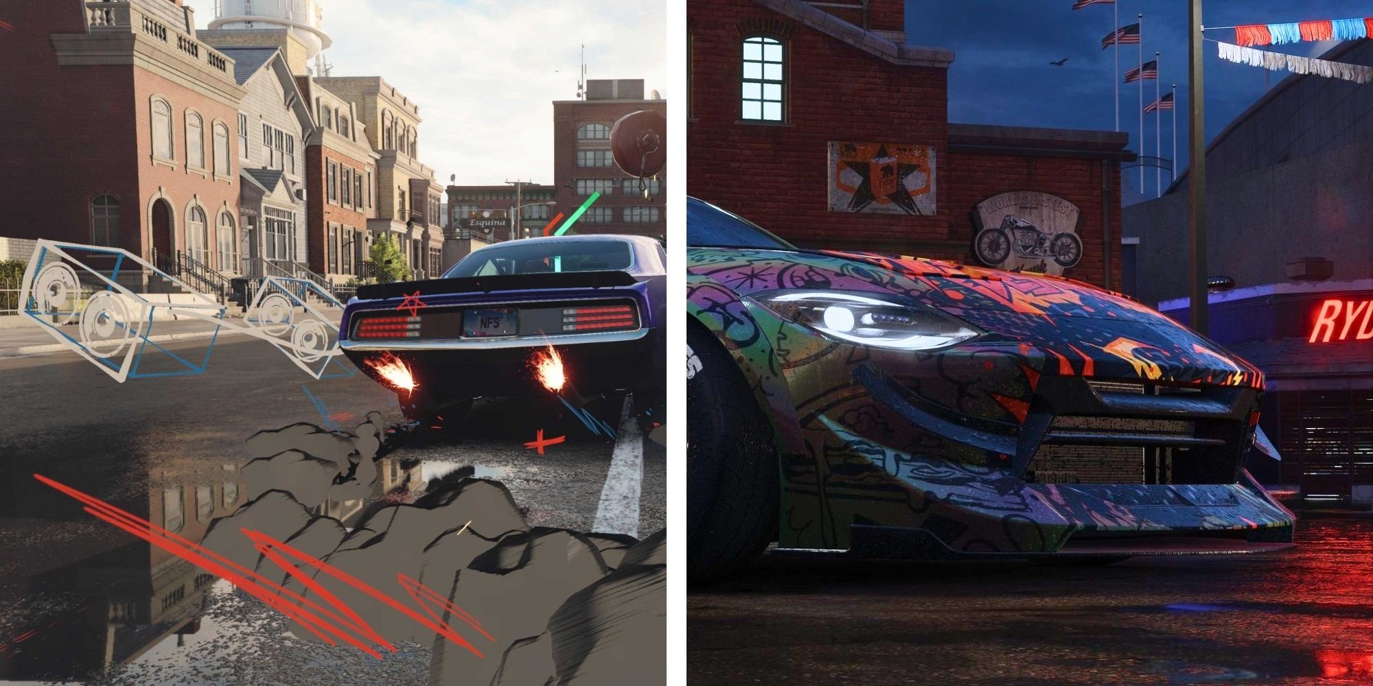Custom Cars and Effects in NFS Unbound 