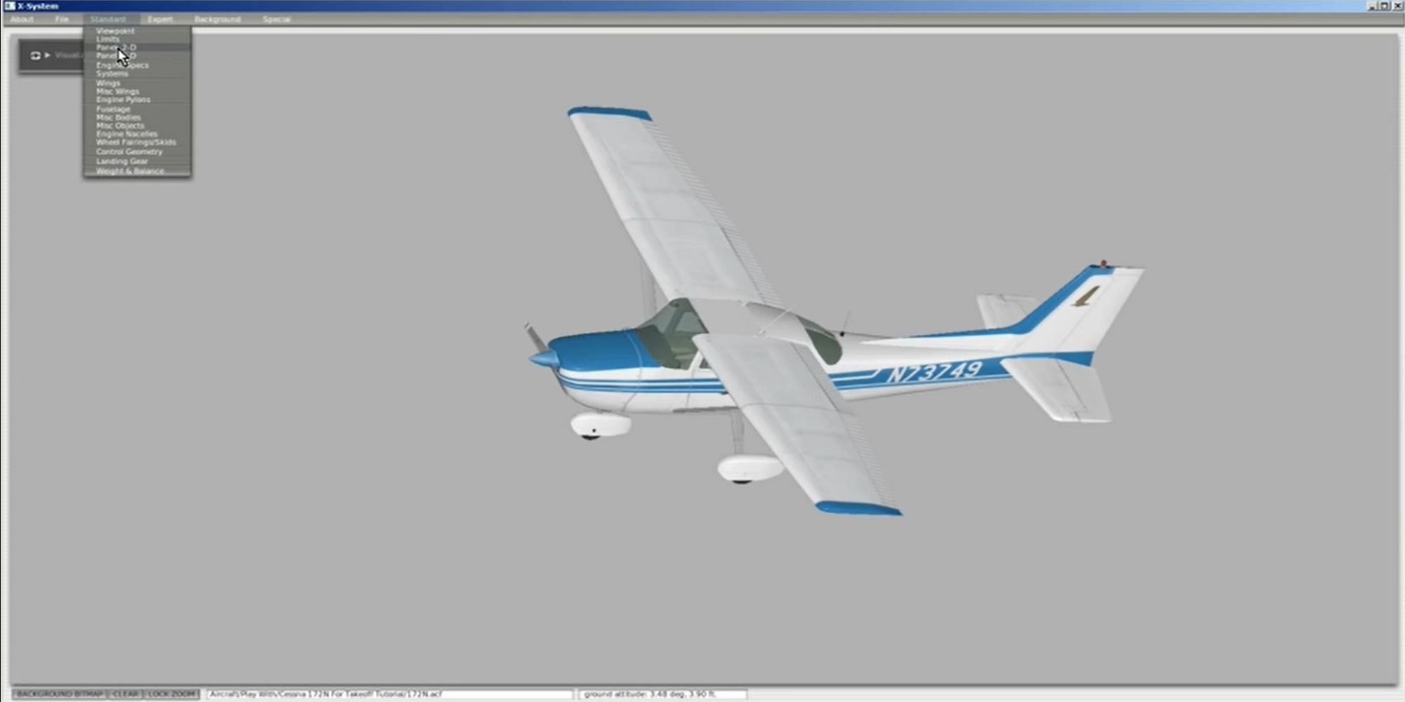 creating a plane in X-Plane