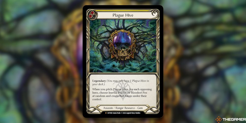 Plague Hive Card From Flesh And Blood