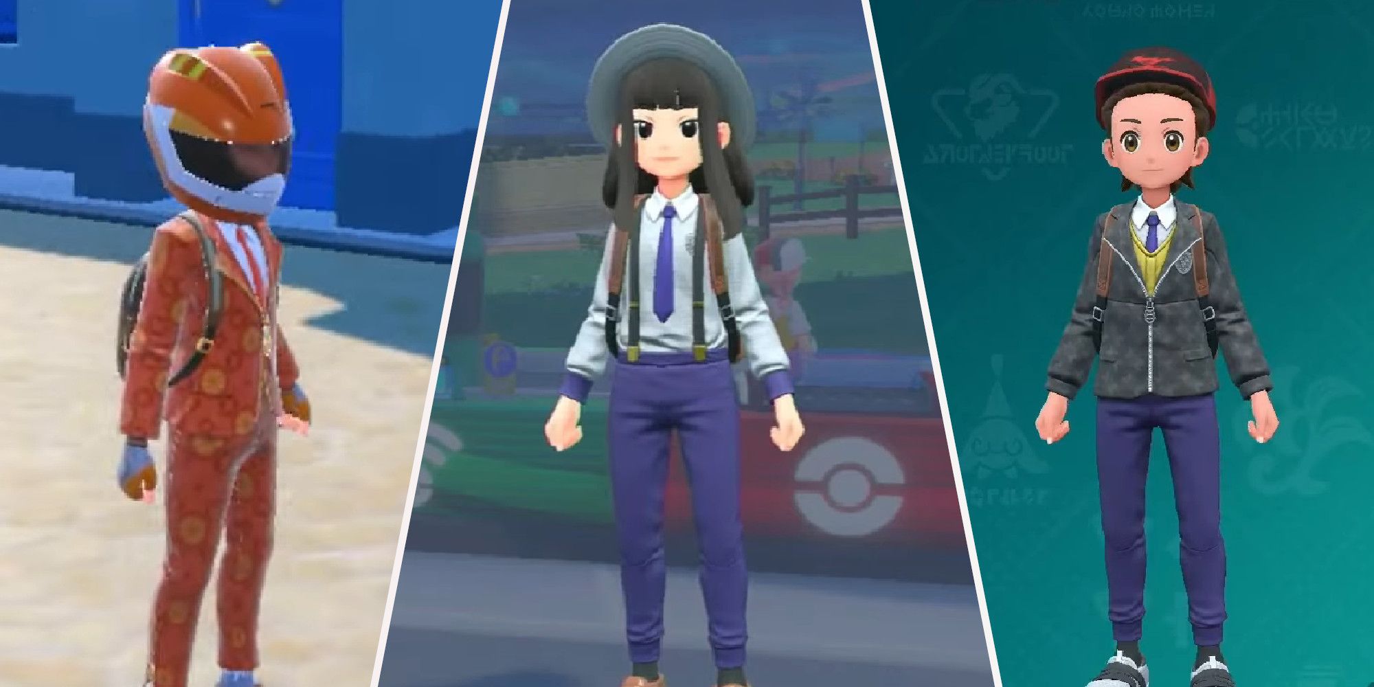 All new outfits in Pokémon Scarlet and Violet The Teal Mask and