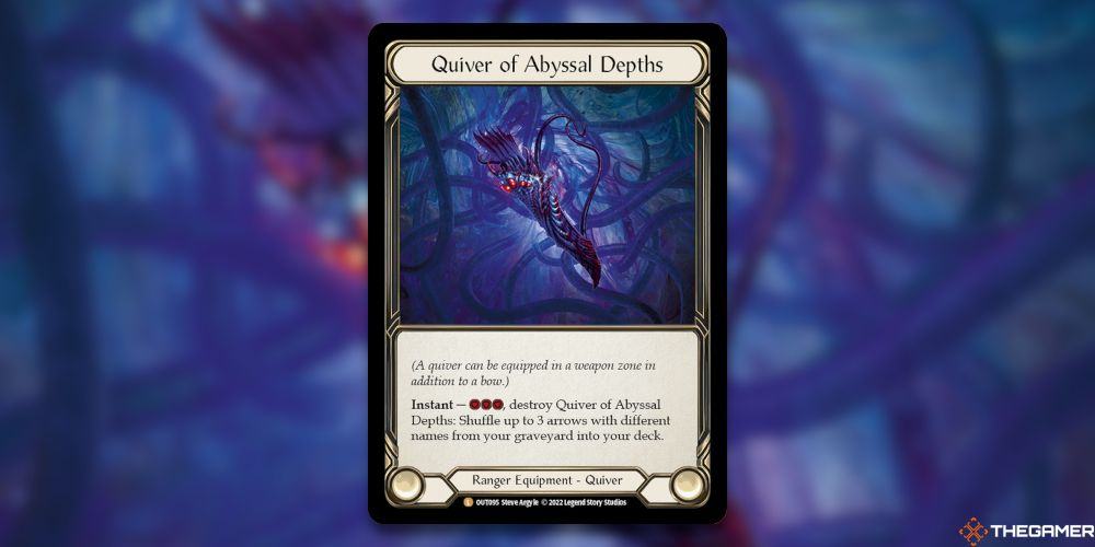 Quiver Of Abyssal Depths Card From Flesh And Blood