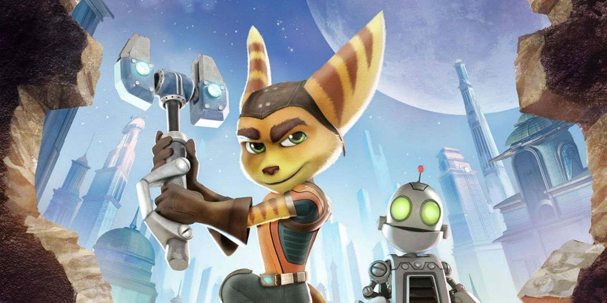 Ratchet And Clank Posing Together