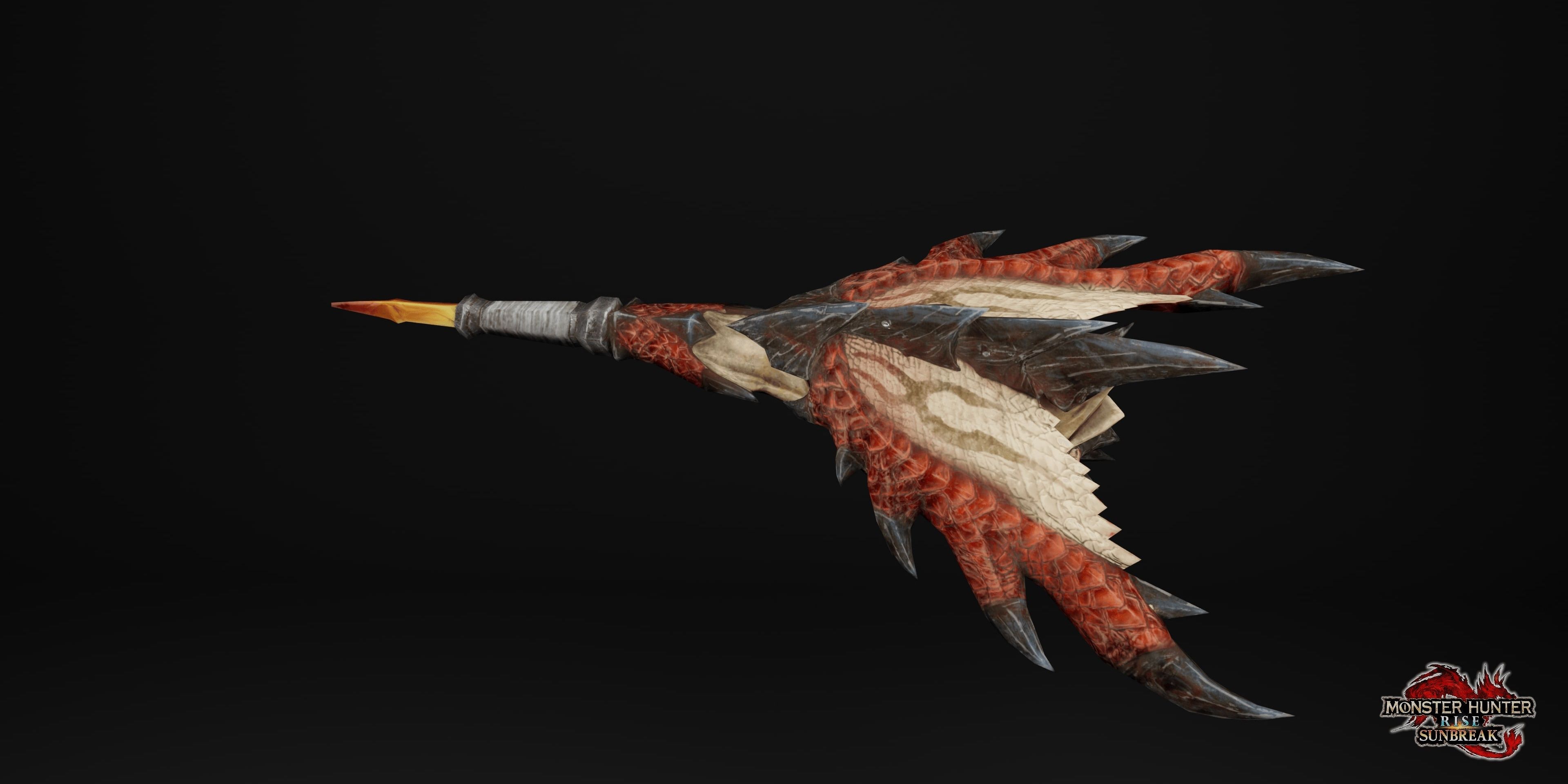 Rathalos Feroce Monster Hunter Rise On A Black Background Cropped