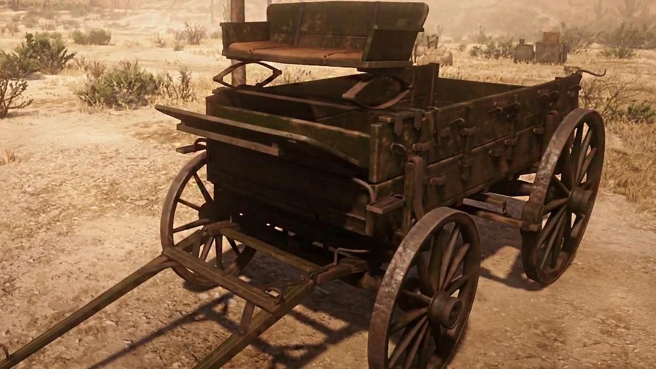Red Dead Online Large Delivery Wagon