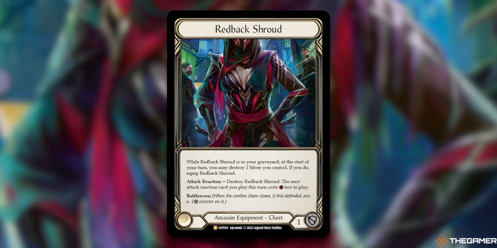 Redback Shroud Card From Flesh And Blood