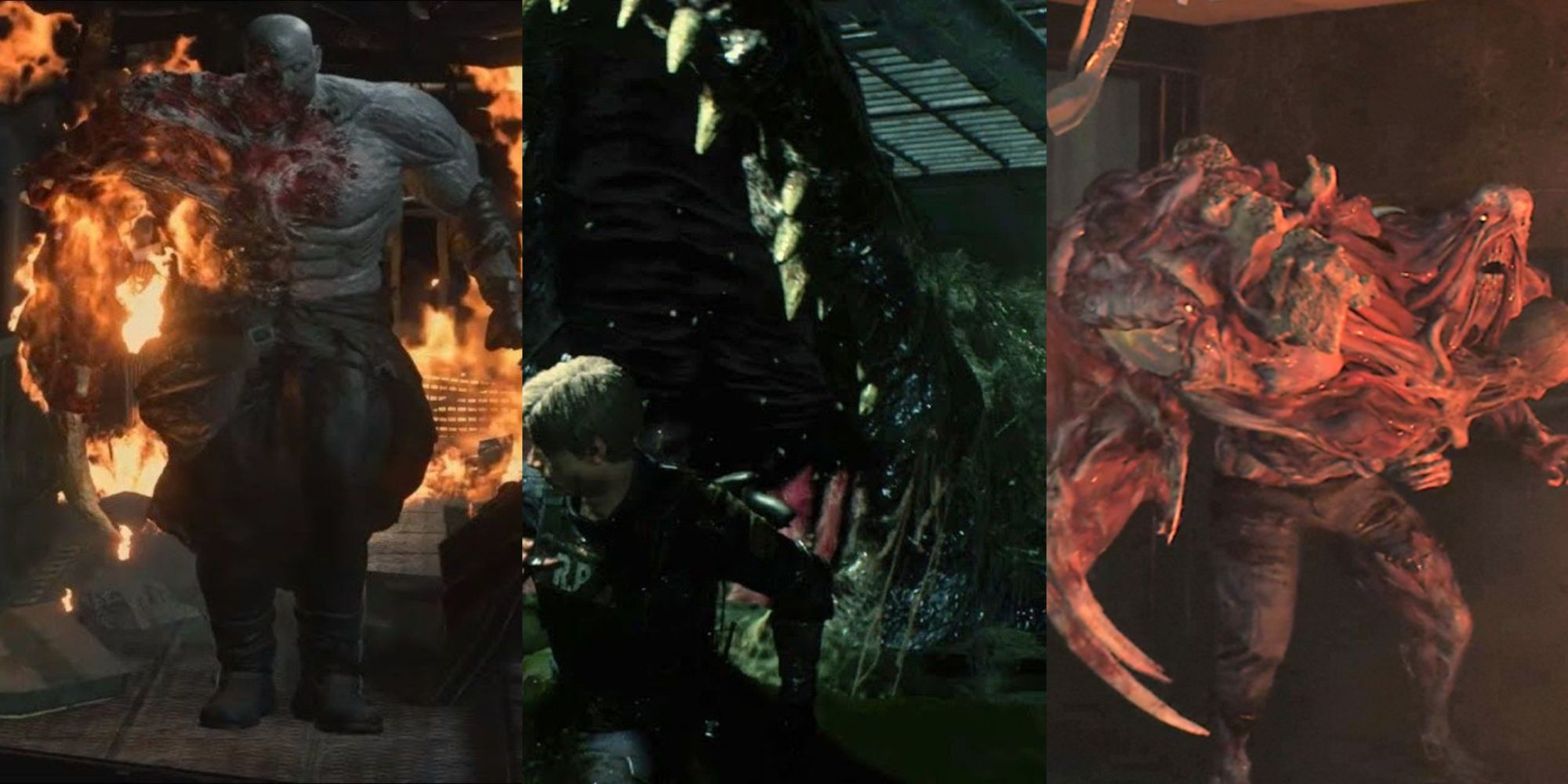 Resident Evil 2 Remake Bosses, Ranked Feature Image