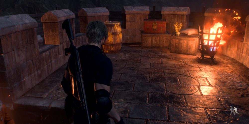 the chest on the battlements in resident evil 4 remake