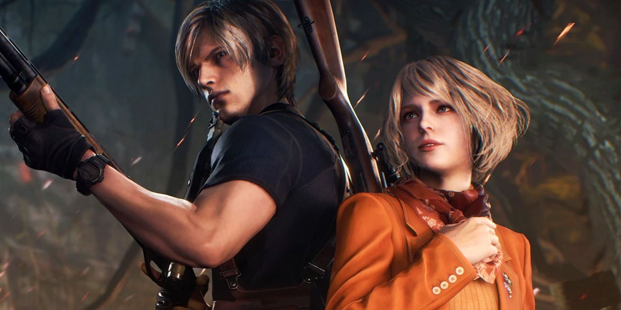 Resident Evil 4 Remake Leon and Ashley