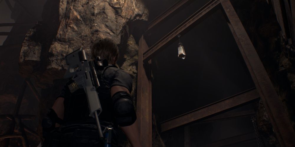 the gem cask in the mines in resident evil 4 remake