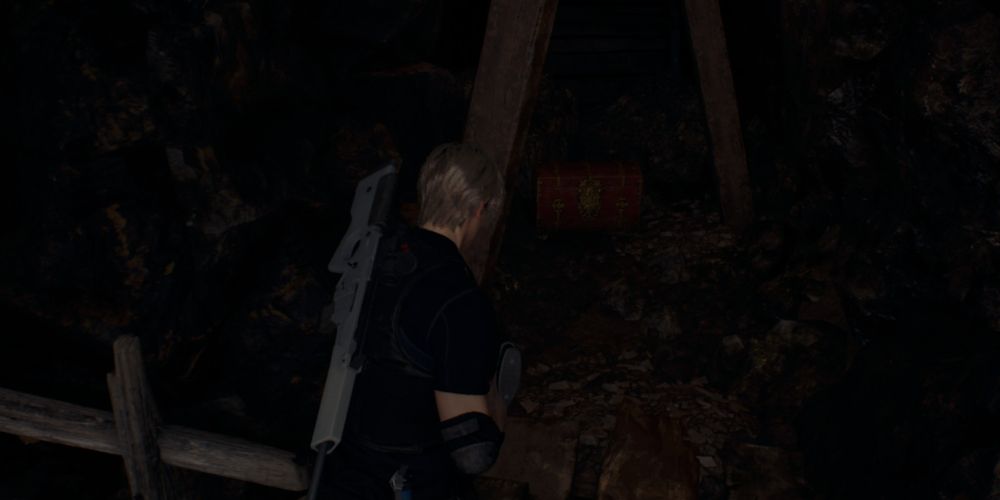 the chest in the mine storeroom in resident evil 4 remake