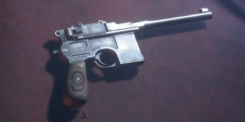 Resident Evil 4 remake red9 pistol