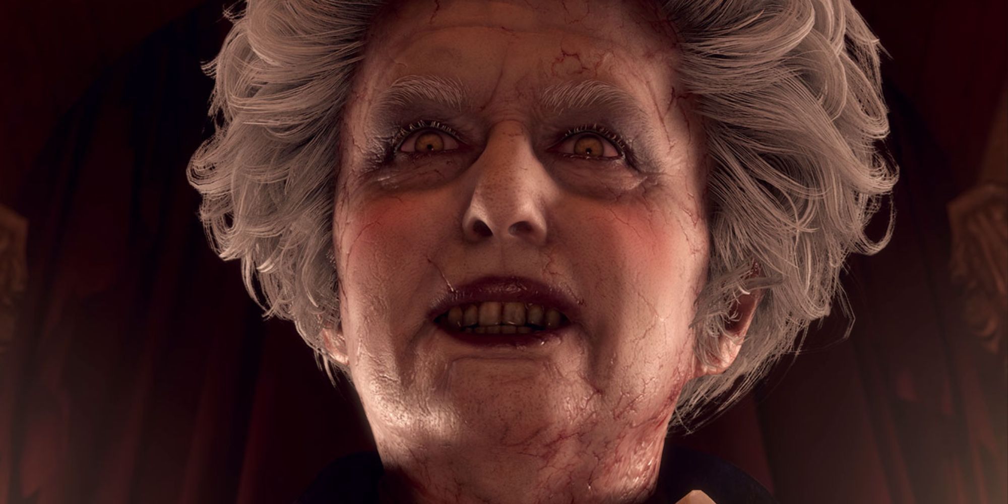 Resident Evil 4 Remake Ramon Salazar smiling