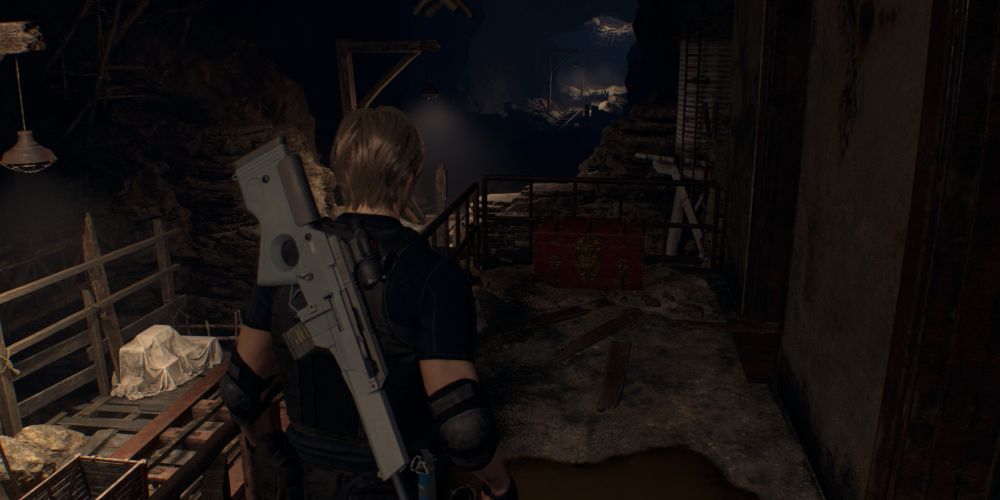 the chest in the mine cart stopover in resident evil 4 remake