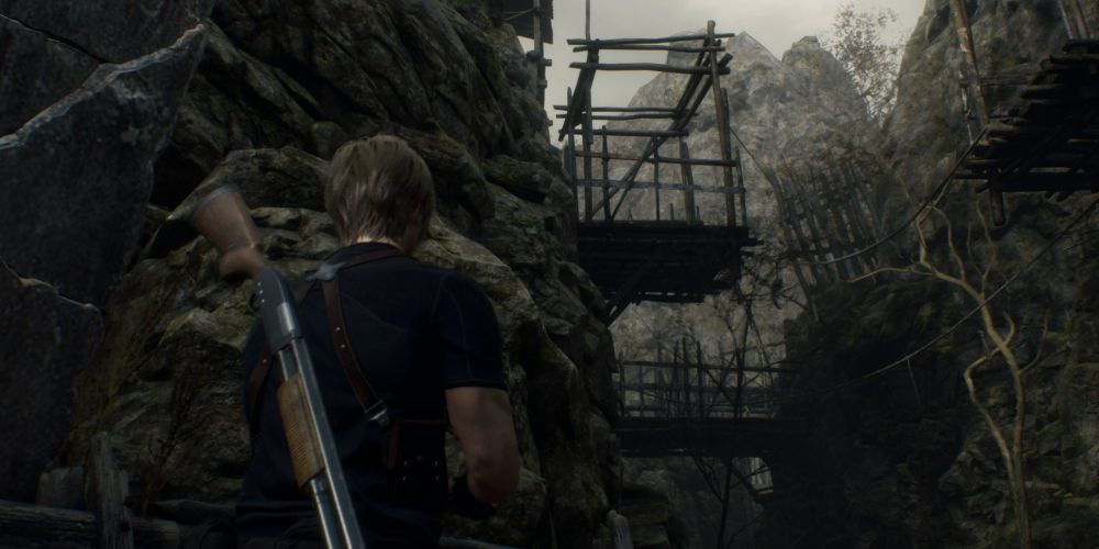 Resident Evil 4 Remake brings Leon Kennedy closer to the entrance to the valley
