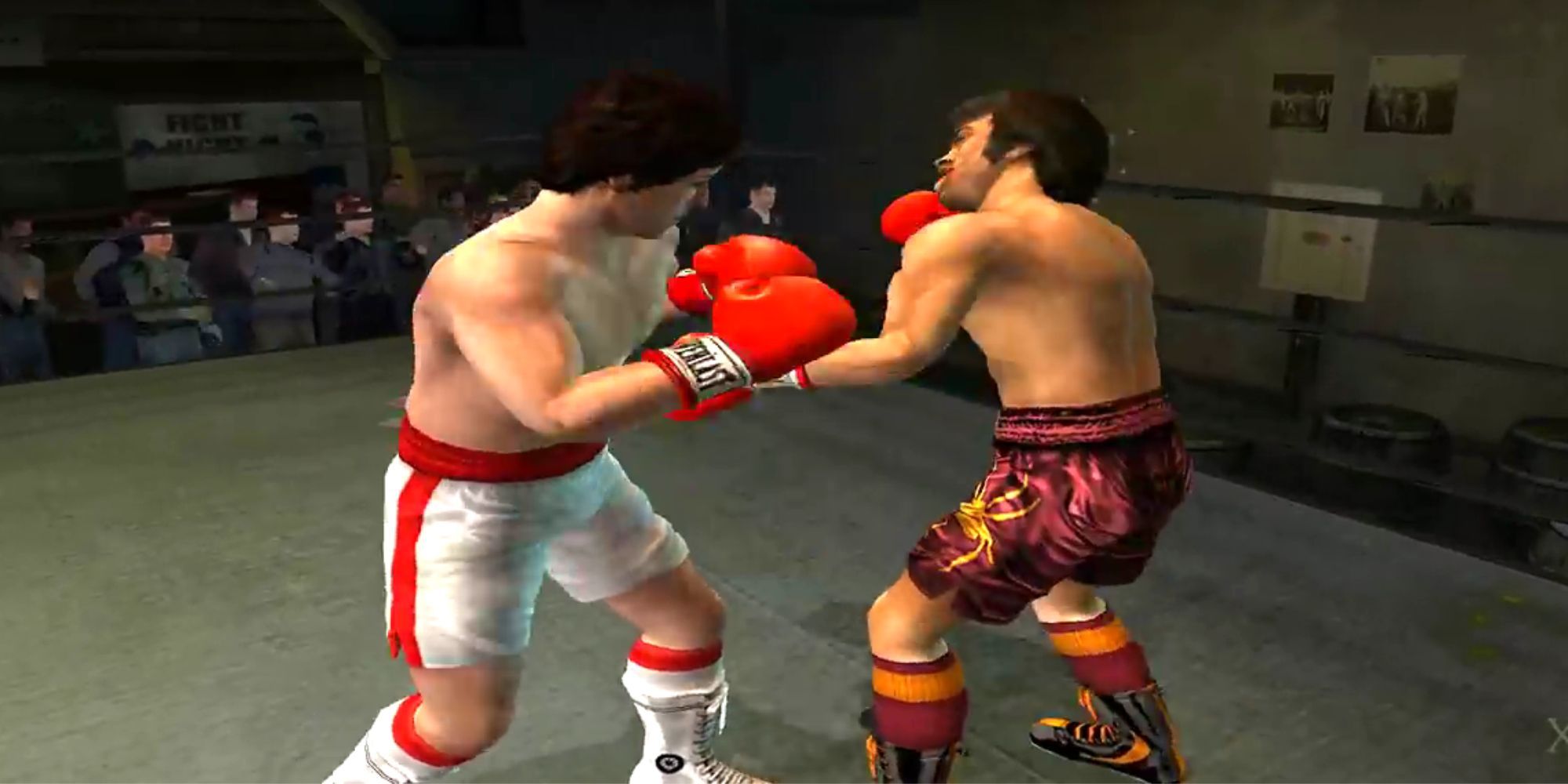 Rocky fights Rico in the ring